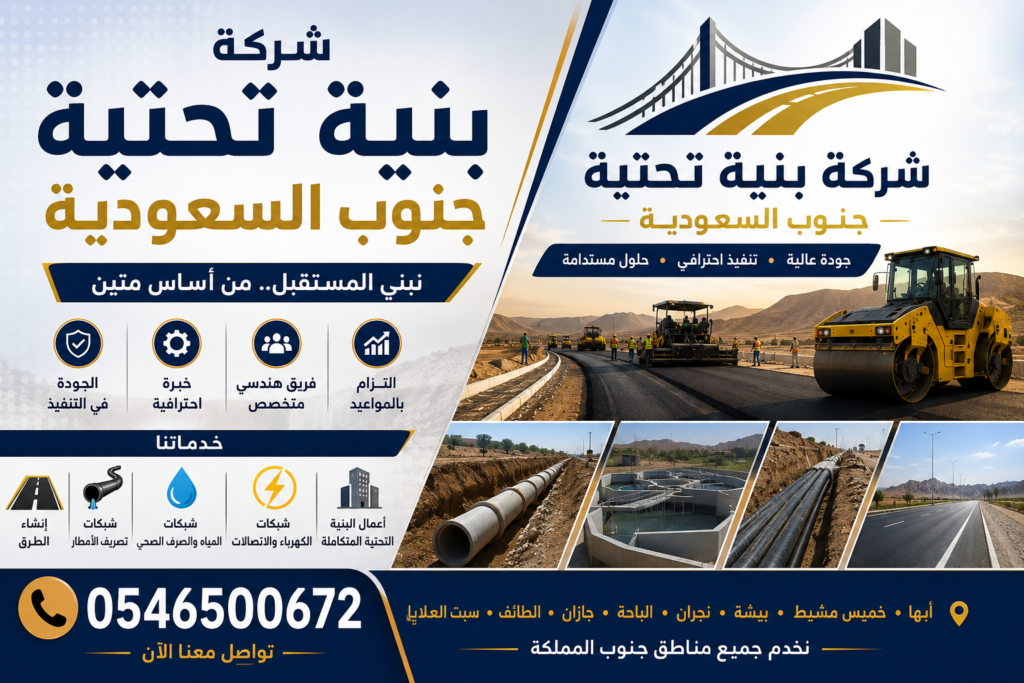 شركة بنية تحتية جنوب السعودية